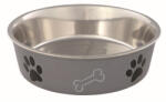 TRIXIE műanyaggal bevont tappancs mintás fém tál 2, 2l/23cm (25245)