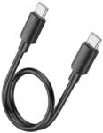 hoco. X96 Hyper Usb Type-c / Type-c Kábel 60w 25cm Fekete