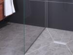 KESSEL Set rigola de dus cu capac inox, Kessel Linearis Compact, 45cm, Multistop, faiantabil, 45600.60FM (45600.60FM)