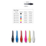 Bull's Darts Hegy Star Tips Rövid Sárga 100db 2b/a Standard Menetes