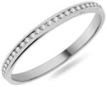  Női karikagyűrű moissanittal 1, 8 mm, fehérarany IZKR008A-F-MS
