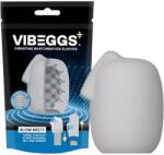 VIBEGGS Blow Misty - vibrációs tojás maszturbátor (fehér) - sexshopcenter
