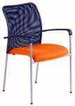 Office Pro Scaun de conferinta ergonomic OfficePro Triton Net Culoare: portocaliu