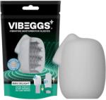 VIBEGGS Ribs Delight - vibrációs tojás maszturbátor (fehér) - shop