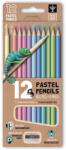 Ars Una Színesceruza Készlet 12 Darab/Készlet Vékony Hegyezővel Pasztell (AU5993120022685)
