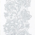  Szalvéta 33x33cm 3r 20 lap/cs lace pattern silver 378602 (ECDX0342)