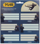 Ars Una Füzetcímke Csomagolt 3x6 Darab Ninjas In The Dark (5457) 25 (AU53834577)