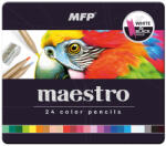 MFP Kerek Színesceruza Készlet 24 Darab/Készlet Fém Dobozban (MFP6300627)