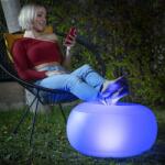InnovaGoods Taburet Gonflabil cu Iluminare LED