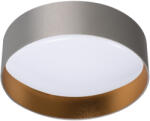 Kanlux 17, 5W, 1450 lm, 3000K, Ø400 mm, szürke/arany színű, fém házas mennyezeti spot LED lámpatest, RIFA LED (36467)