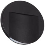 Kanlux 0, 8W, 15 lm, 12V, 4000K, Ø75 mm természetes fehér süllyeszthető kerek műanyag lépcsővilágító - 30 000 h élettartam (33335)
