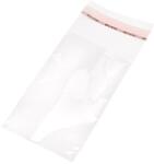  Pungi cu clapeta adeziva 80x120+40mm, 100 bucati (P2320)