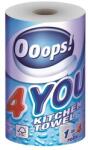 Ooops! Háztartási papírtörlő, 2 rétegű, 200 lap, tekercses, OOOPS 4You (KKC2001901) - tabexpress