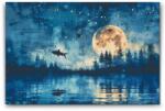  Gyémántszemes kirakó - Halak Méret: 40x60cm, Keretezés: Kartonlemezen, Gyémántok: Kerek