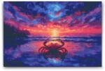  Gyémántszemes kirakó - Rák Méret: 40x60cm, Keretezés: Kartonlemezen, Gyémántok: Négyzet alakú