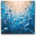  Festés számok szerint - Az emlékek kék mezeje Méret: 50x50cm, Keretezés: Kerek keret
