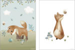 Little Dutch Poster A3 - Forest Friends - Little Dutch Decoratiune camera copii