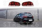 Tuning - Specials Stopuri Full LED compatibil cu VW Golf 6 VI (2008-2012) R20 Design Rosu Clar cu Semnal Dinamic (6265)