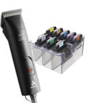 Andis AGC Black Clipper & Wahl Comb Комплект с гребени за подстригване