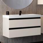 Kolpa San Set mobilier baie (masca suspendata cu 2 sertare si lavoar) Kolpa San Harmony 100x48xH61, gri deschis (585520)