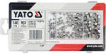 Yato Set piulite hexagonale autoblocante 146 piese M4-M12 (YT-06774)