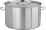 TOYA Gastro Low Pots cu capac 38x24cm 27l inox (YG00050)