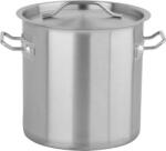 TOYA Gastro Oale inalte cu capac 25x25cm 12l inox (YG00012)