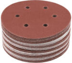 TOYA Disc filetat Velcro 150 mm, P80 6 gauri (50 buc/cs) (YT-834583)