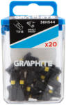 GRAPHITE Torsion impact driver bit TX15x25 mm, 20 bucati (56H544) Set capete bit, chei tubulare