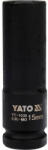 TOYA Masina soclu lung 1/2" 15 mm CrMo (YT-1035) Set capete bit, chei tubulare
