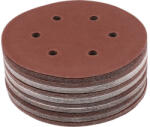 TOYA Disc filetat Velcro 150 mm, P150 6 gauri (50 buc/cs) (YT-834586)