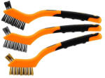 Neo Set perie de sarma, 3 piese, 3x7 randuri, otel, plastic, alama (39100)