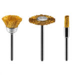 GRAPHITE Set de perii pentru robinet Graphite, 3 piese, alama (55H067)