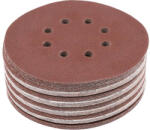 TOYA Disc filetat Velcro 150 mm / P100 8 gauri (50 buc/cs) (YT-834594)