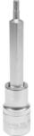 TOYA Imbus varf de bit cu soclu 4 mm - 1/2 inch - alungit (YT-04390) Set capete bit, chei tubulare