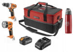 NEO TOOLS Masina de gaurit/insurubat fara fir 18V, cu lumina, acumulator 4Ah si incarcator, in cutie (04600M4K) Trusa unelte
