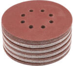 TOYA Disc filetat Velcro 150 mm / P80 8 gauri (50 buc/cs) (YT-834593)