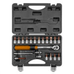 NEO TOOLS Set de chei dinamometrice 1/4", 5-25Nm, 21 piese (08821)