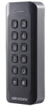 Hikvision DS-K1802EK Kártyaolvasó 125 kHz, Wiegand kimenet, kültéri, billentyűzettel