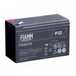 FIAMM FG20722, 12V 7, 2Ah akkumulátor, szünetmentes UPS tápegységekhez, csúszósaru méret 6, 3mm