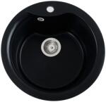 ELEFANT Chiuveta de bucătărie Elefant Premium Turas 480 , Negru 482 mm (15627) Chiuveta