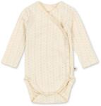 Konges Sløjd gyerek body BASIC LS NEWBORN BODY GOTS KS102243 - bézs 62