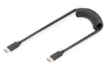 ASSMANN AK-300431-006-S USB kábel 1 M USB 2.0 USB C Fekete (AK-300431-006-S)