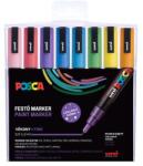 uni Dekormarker készlet, 0, 9-1, 3 mm, UNI "Posca PC-3ML", 8 különböző csillogó szín (TUPC3MLCSKL) - jatekotthon