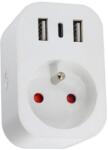 Immax 1 Plug + 2 USB (IM1416)