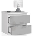 AKORD CL2 Metál Magasfényű Éjjeliszekrény (OP0LCL2POLMET)