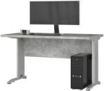 AKORD BM-135 Beton Számítógépasztal Laminált Matt Szürke Fémlábakkal (BIUBM-135BET)