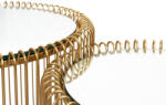 KARE Design Wire Réz Dohányzóasztal Szett Üveglappal (KHM-83457)