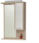 TMP cabinets Zx- Sonoma Tükrös Fürdőszobai Szekrény - LED Világítással, 65 cm