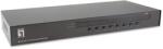 LevelOne LevelOne KVM-3208 KVM kapcsoló Keretállvány Fekete (KVM-3208)
